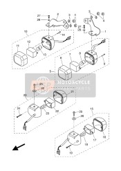 3C7F11760100, Konsole, Blinker, Yamaha, 0